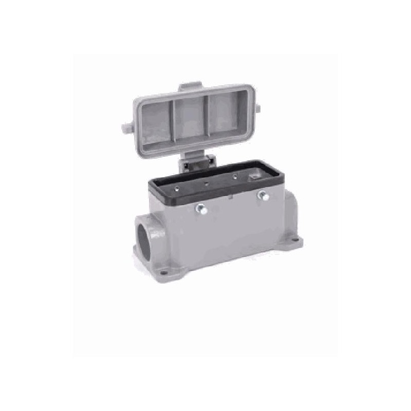 Embase en saillie 16B, Aluminium moulé sous pression, Alliage de zinc moulé, IP65, Sortie horizontale, M25